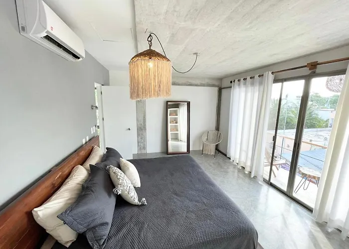 Katalox Jungle Lofts By Simply Comfort Centre Rooftop Patio & Pool Apartamento Tulum